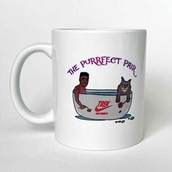 Star Trek Discovery The Purrfect Pair Season 4 Ceramic Mug Cup David Ajala Book - Picture 1 of 8